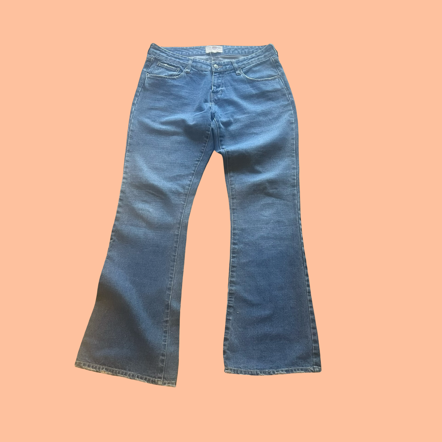 Abercrombie and fitch early 2000s y2k low rise flare jeans size 6