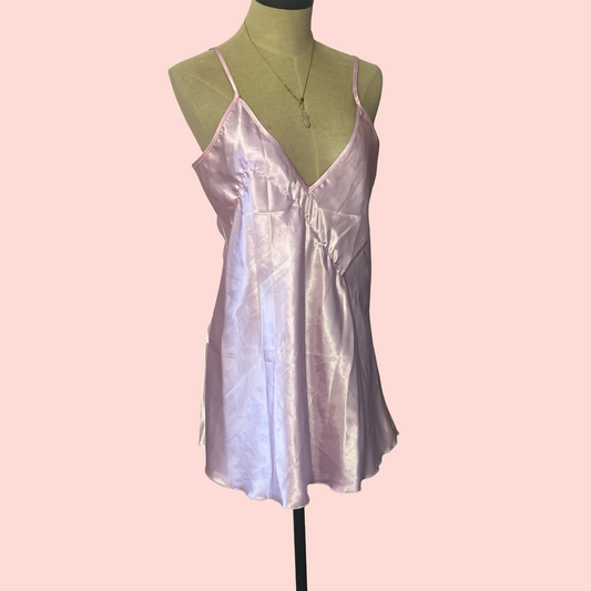 Elegant moments vintage early 2000s y2k princess coquette pink slip dress size small