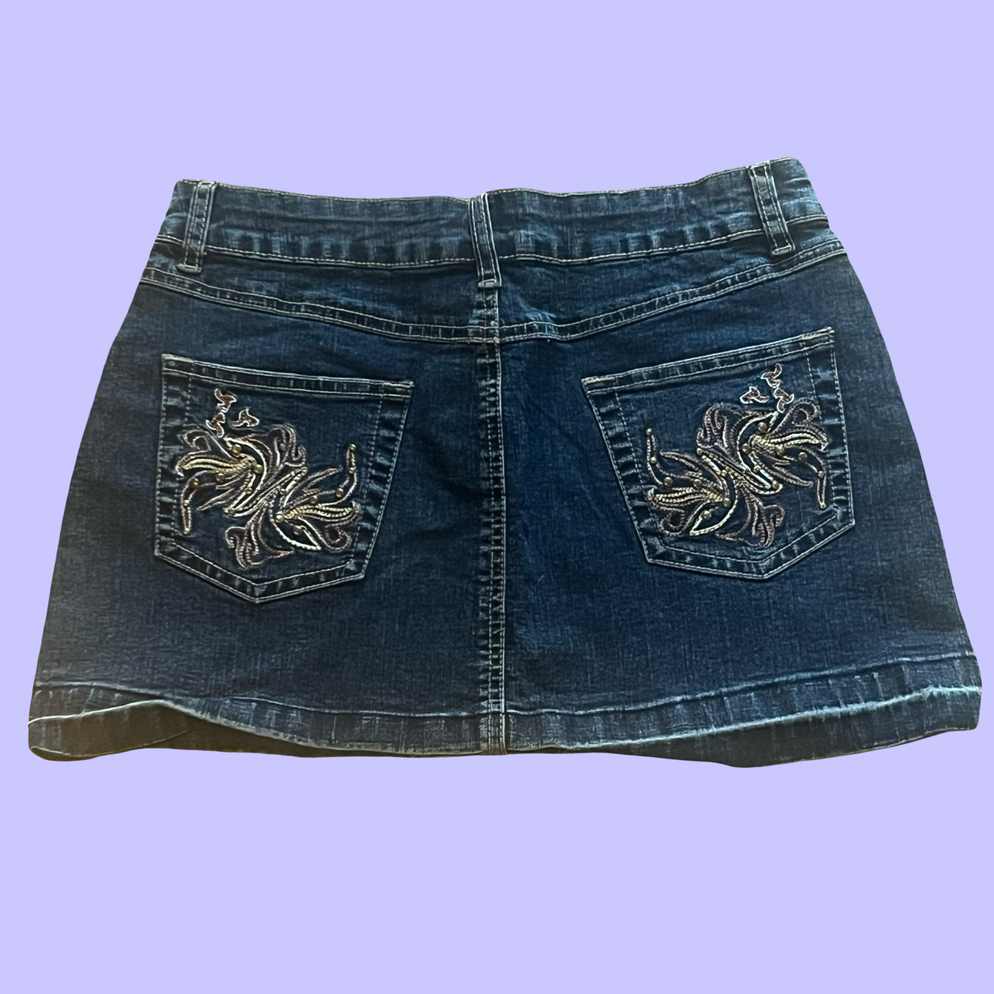 Hera vintage early 2000s y2k coyote ugly studded mini skirt