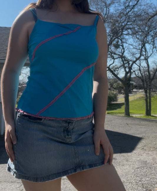 Py casual vintage early 2000s y2k coconut girl cami tank top size XL