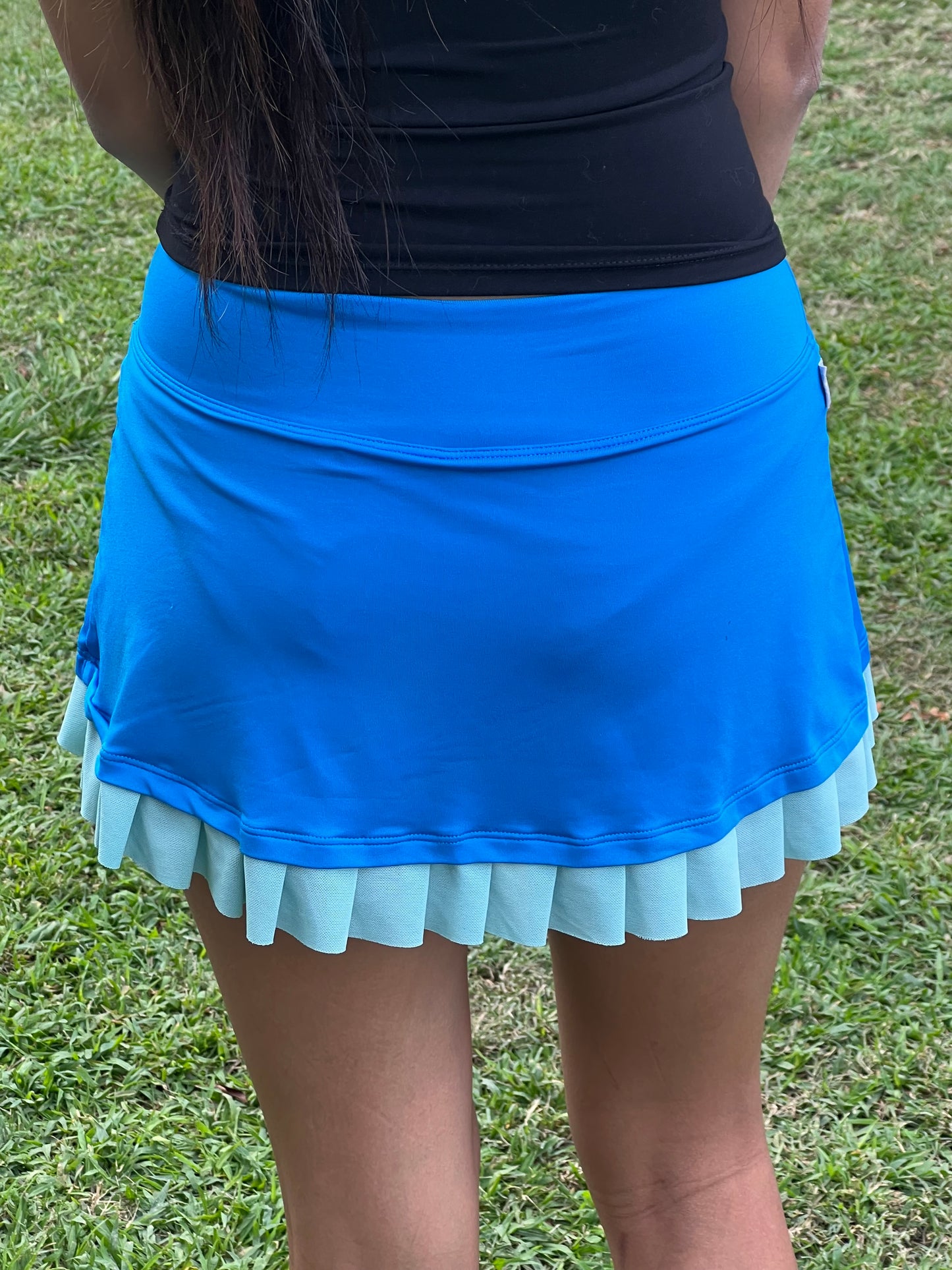 Nike athletic blue mini skirt size XS