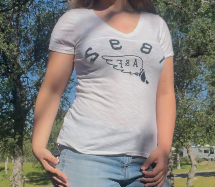 Abercrombie and fitch y2k early 2000s baby tee tshirt size small