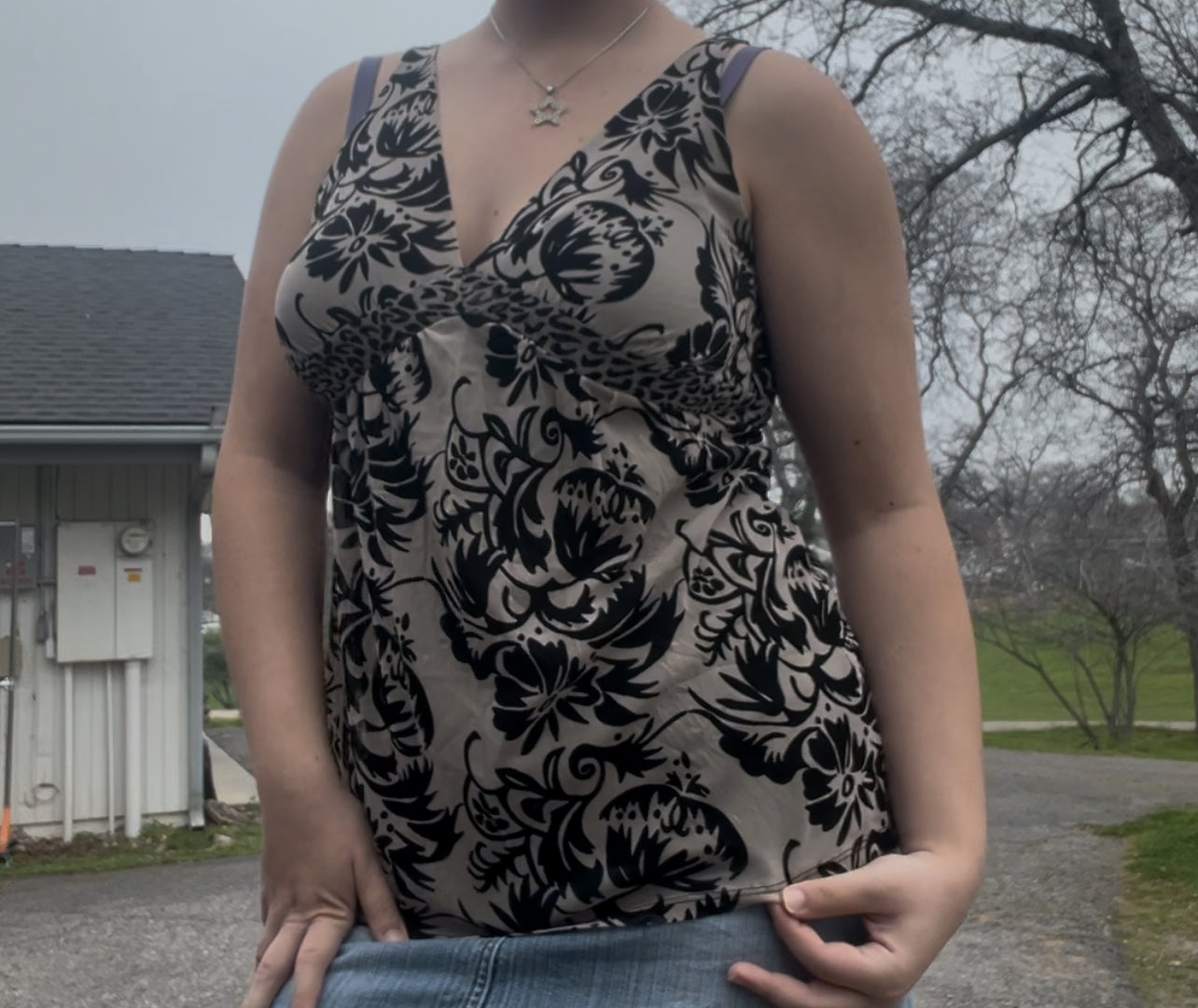 New York and company y2k early 2000s top size medium