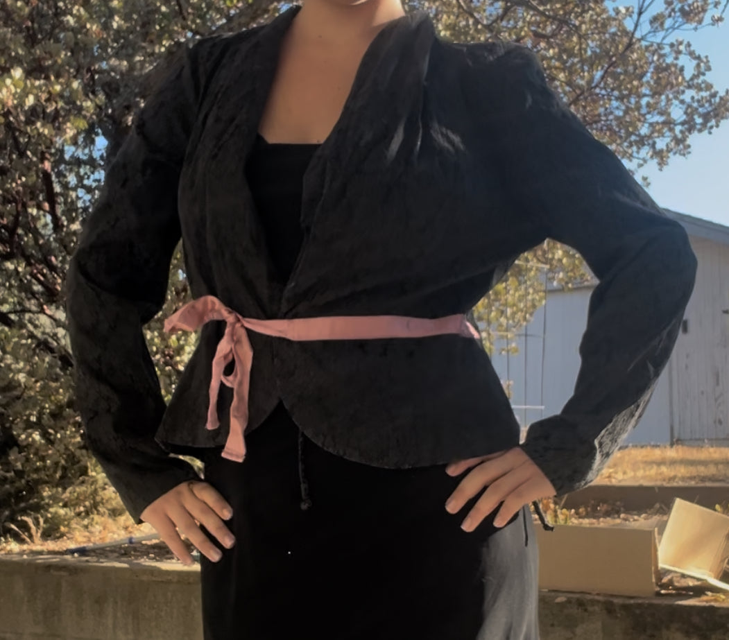 Xoxo vintage early 2000s y2k coquette girly blazer jacket size 13