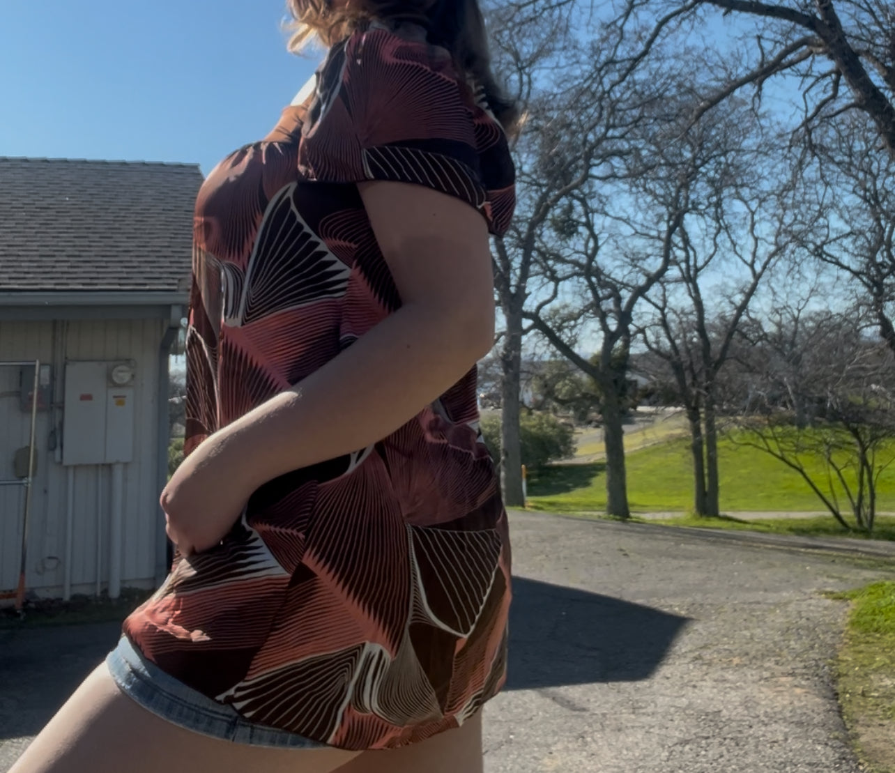 Wet seal vintage early 2000s y2k boho festival blouse size large