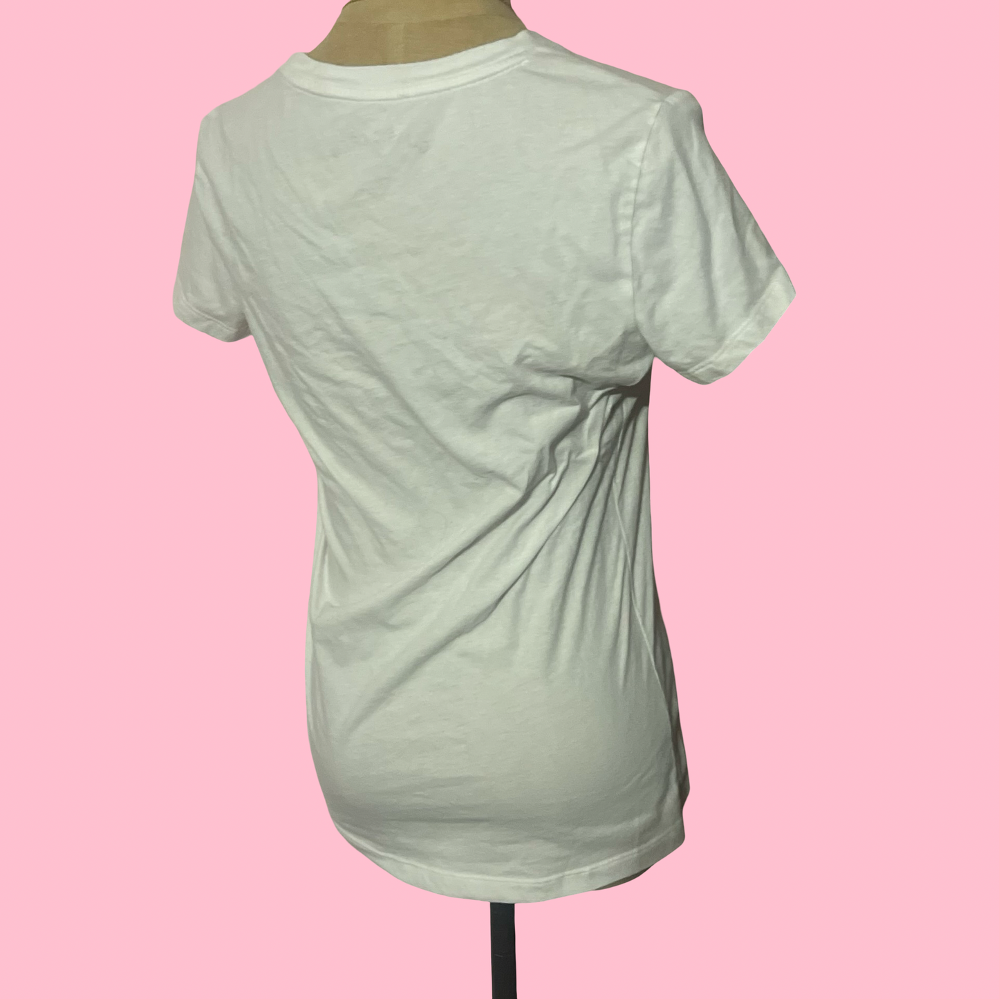 Aeropostale white graphic tee summer preppy baby tee tshirt size large