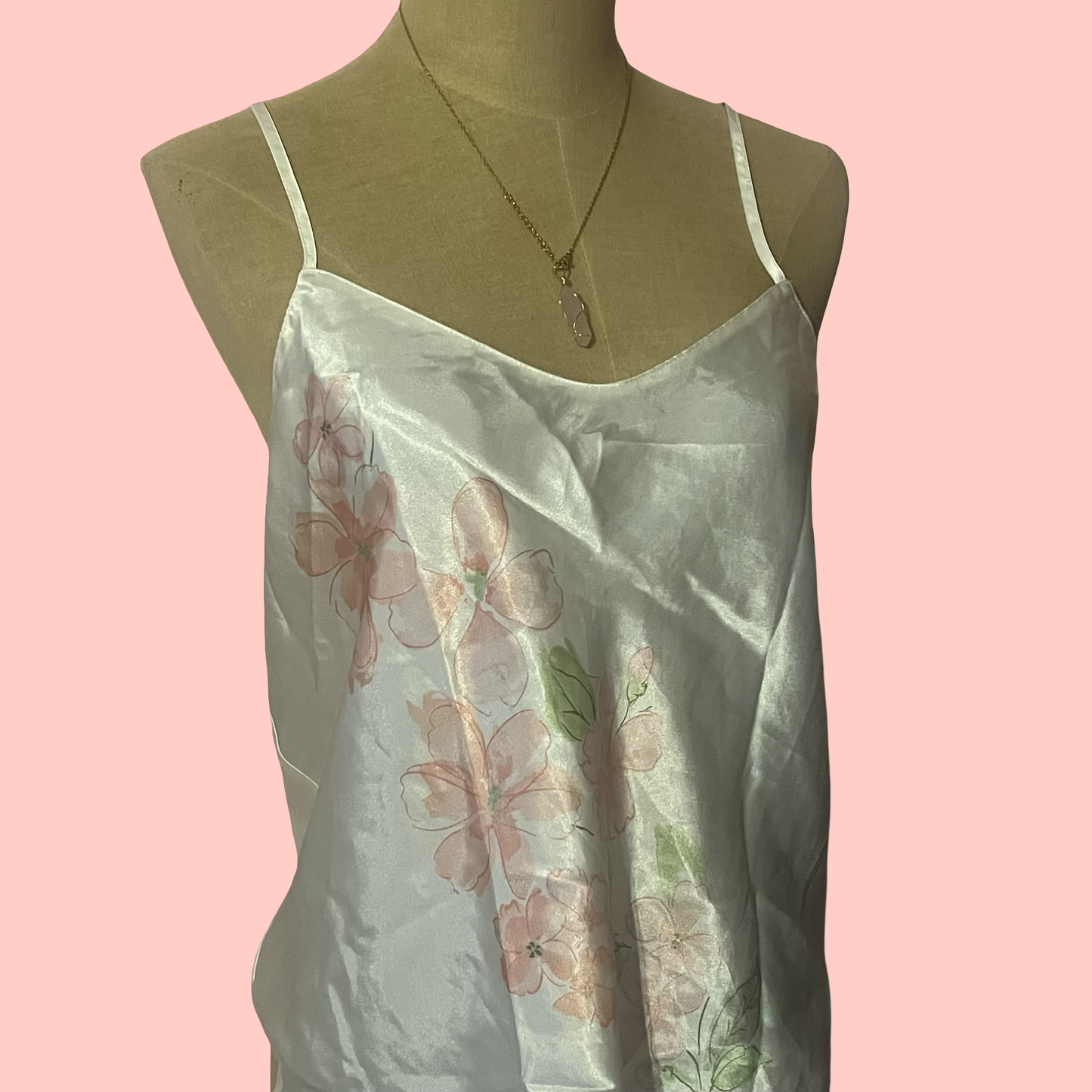 Morgan Taylor girly white lingerie sleep coquette fairycore summer top size medium