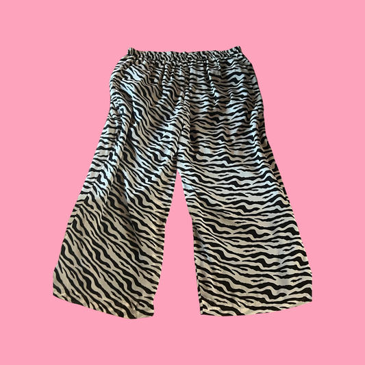 Tally Taylor y2k early 2000s zebra pants size 26W