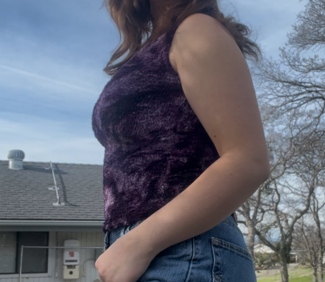 Vintage la belle textured tank size medium