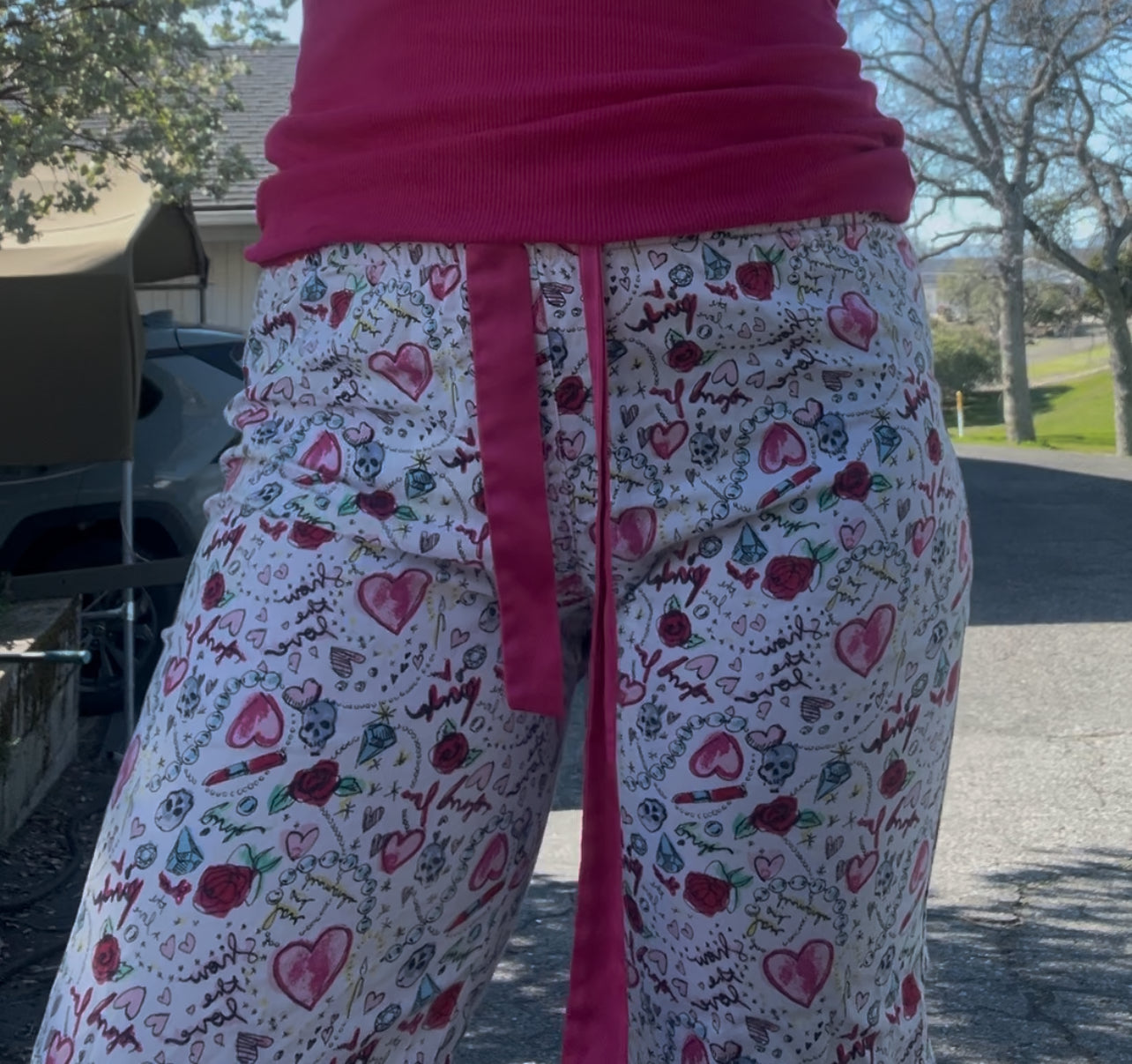 Early 2000s Victoria secret pink pajama pants size small