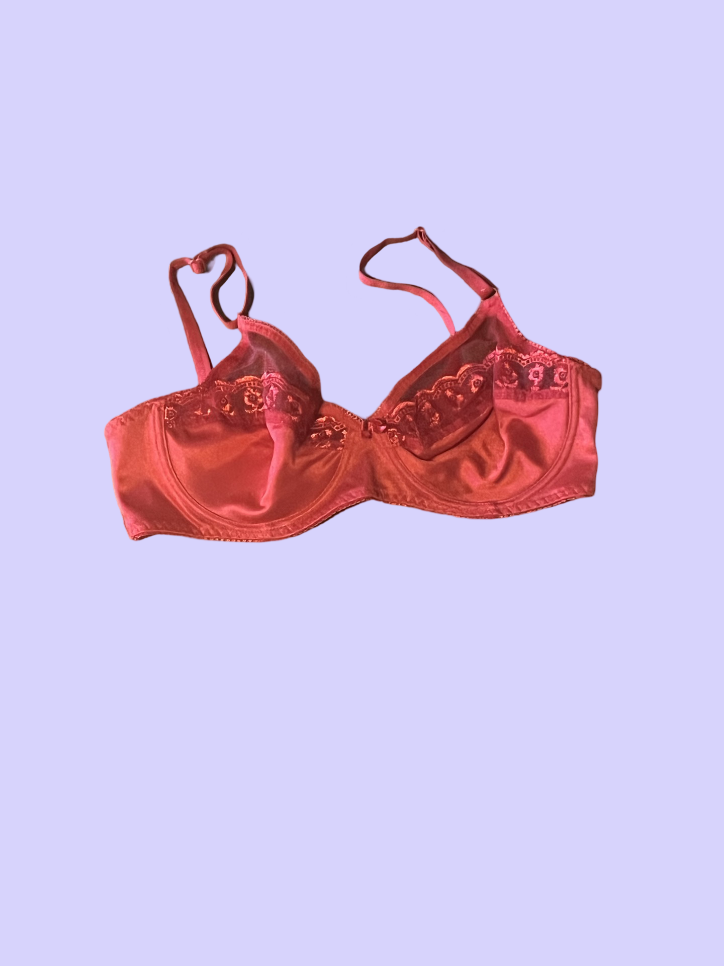 Vintage red Jolie intimates bra size 38D