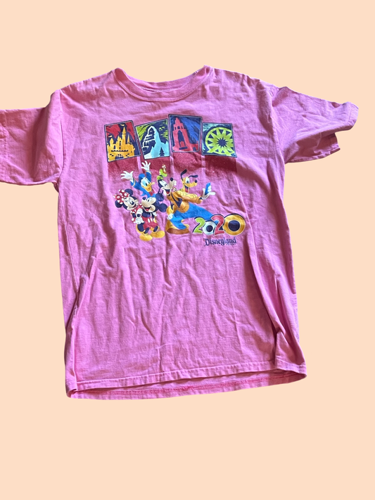 Disneyland parks 2020 pink t-shirt size XL