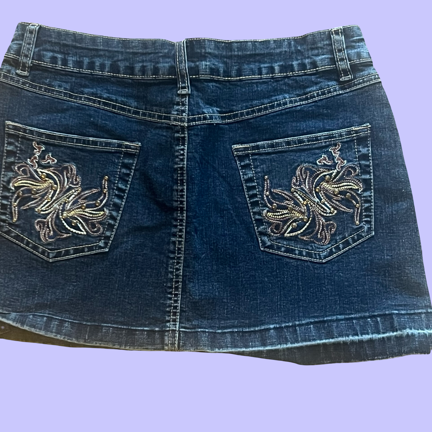 Hera vintage early 2000s y2k coyote ugly studded mini skirt