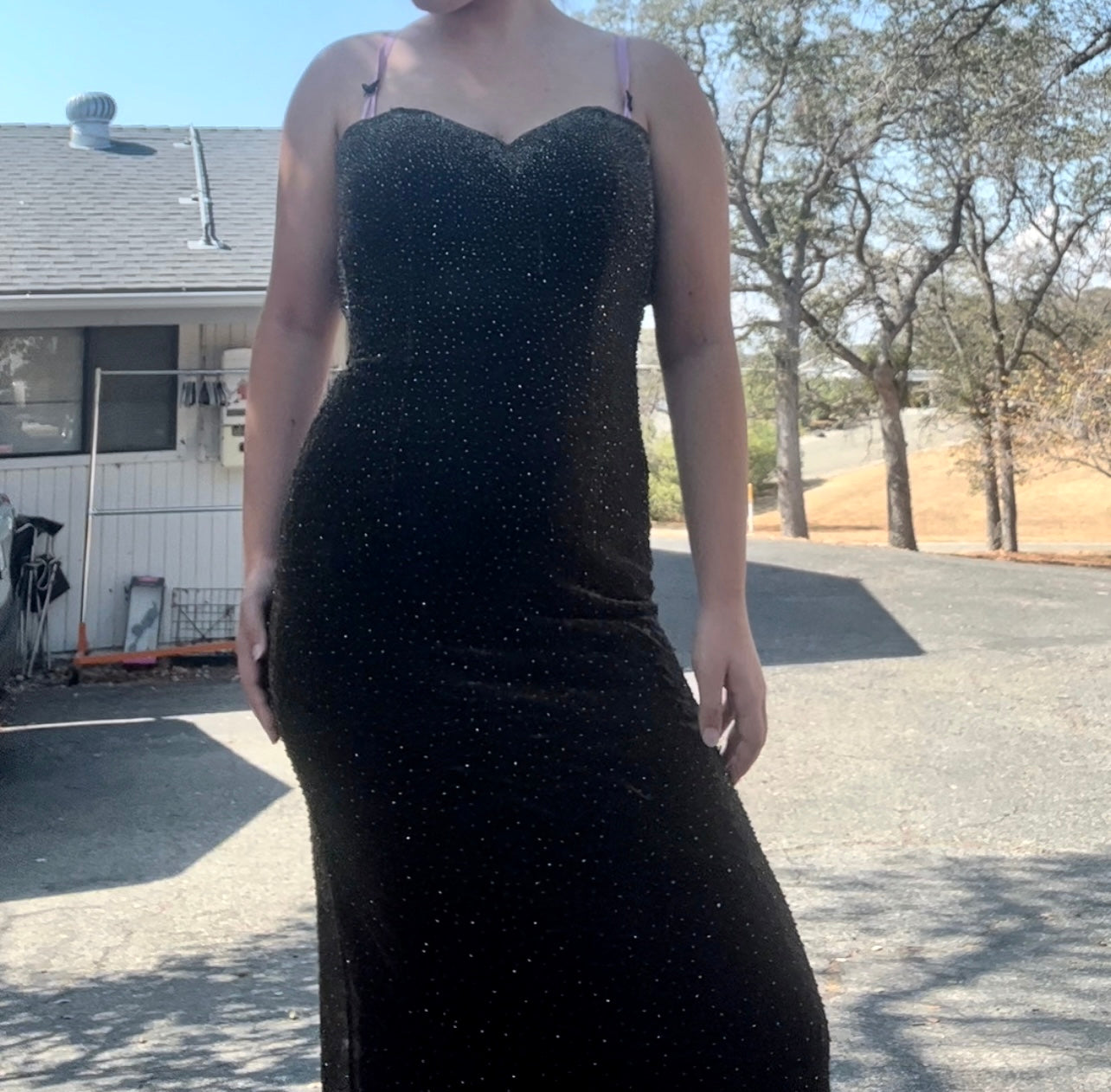 Cassandra stone vintage early 2000s prom formal gown size 10