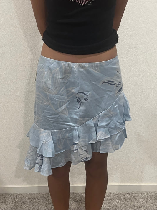 NWT Armani exchange fairy core girly blue skirt size 4