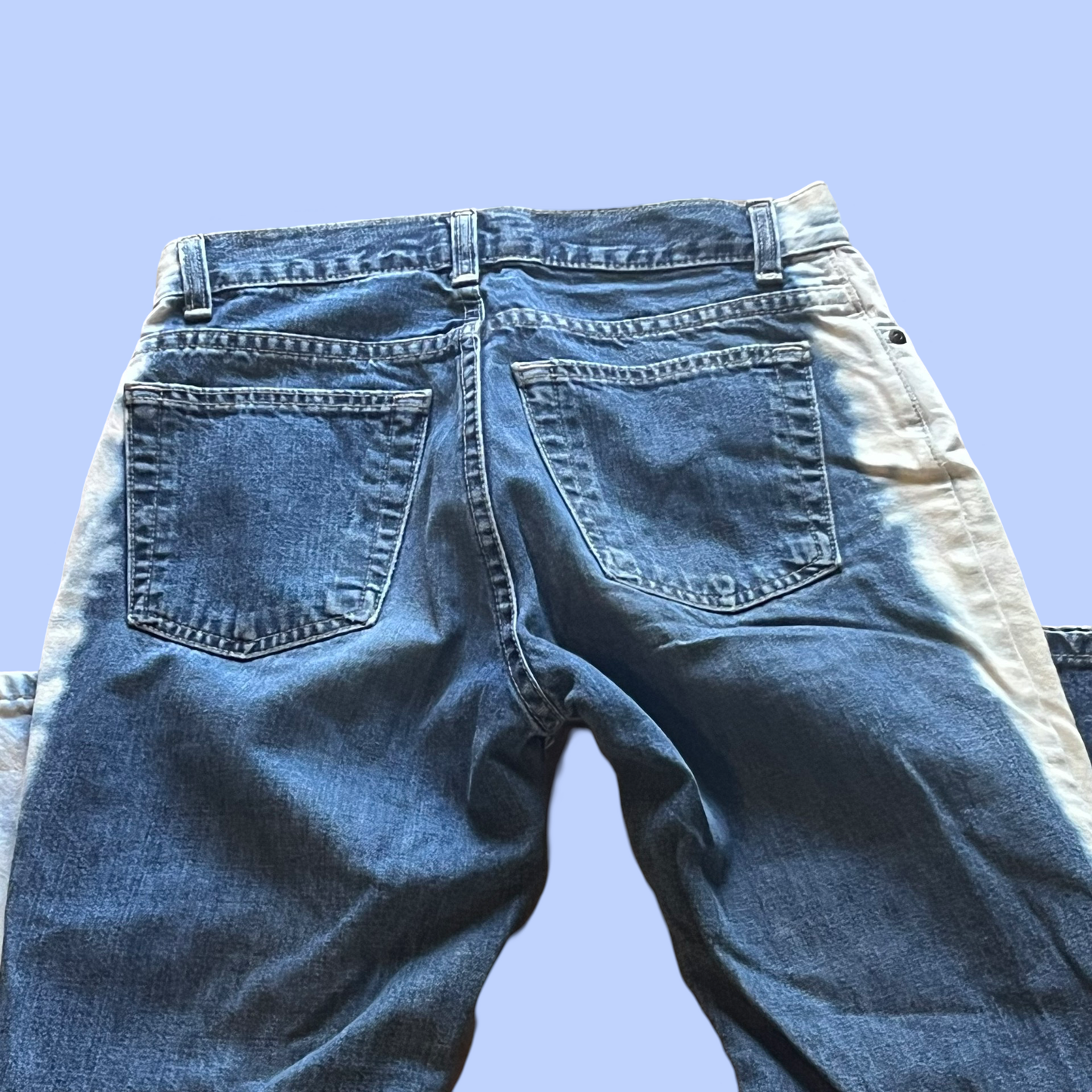 Vintage old navy retro bleach sides flare jeans size 1