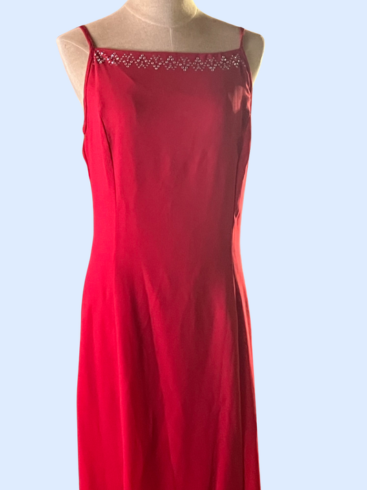 Jessica McClintock Gunne Sax red formal dress size 9/10