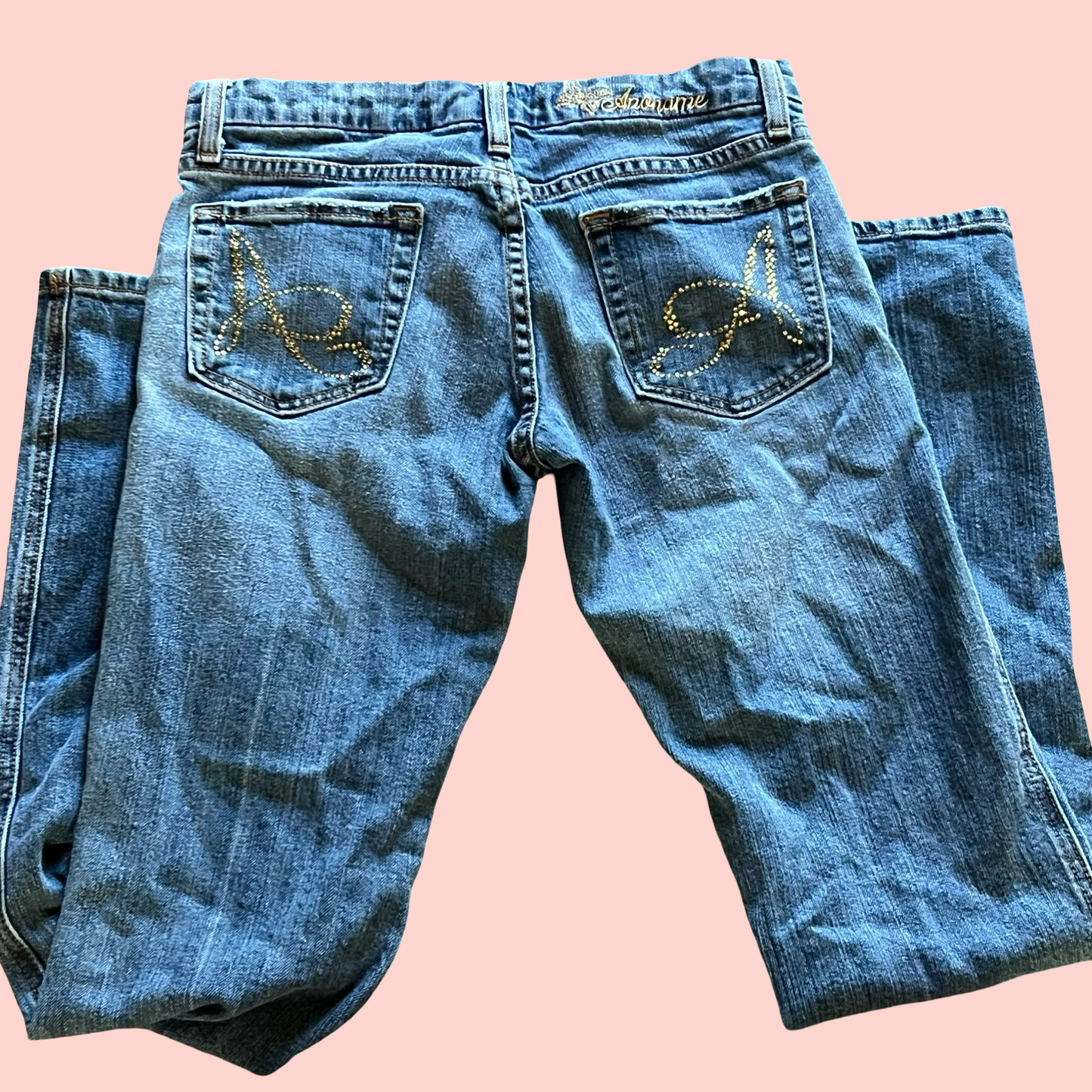 Anoname early 2000s low rise flare jeans size 28”