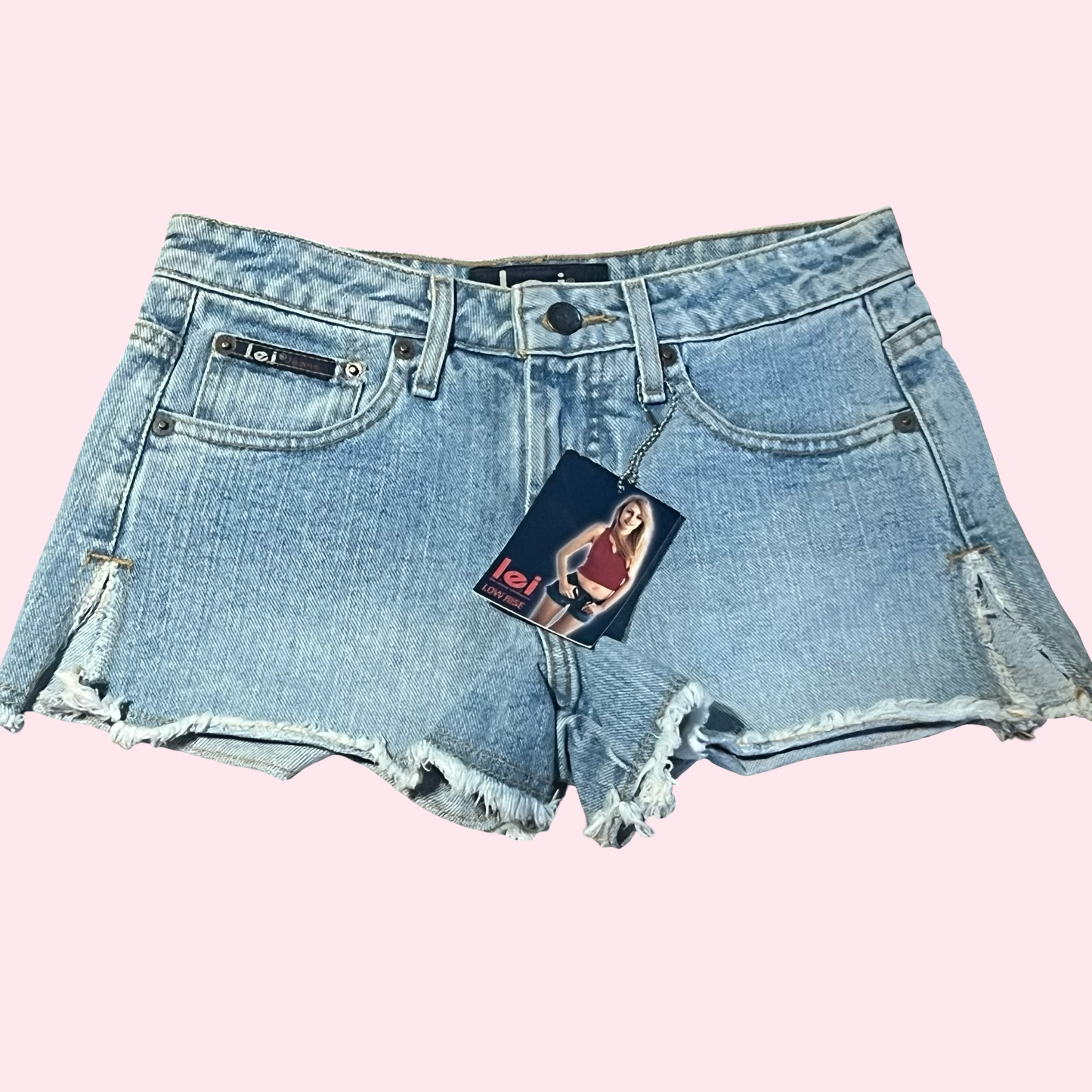 NWT deadstock Lei early 2000s y2k cutoff Jean summer shorts size 1