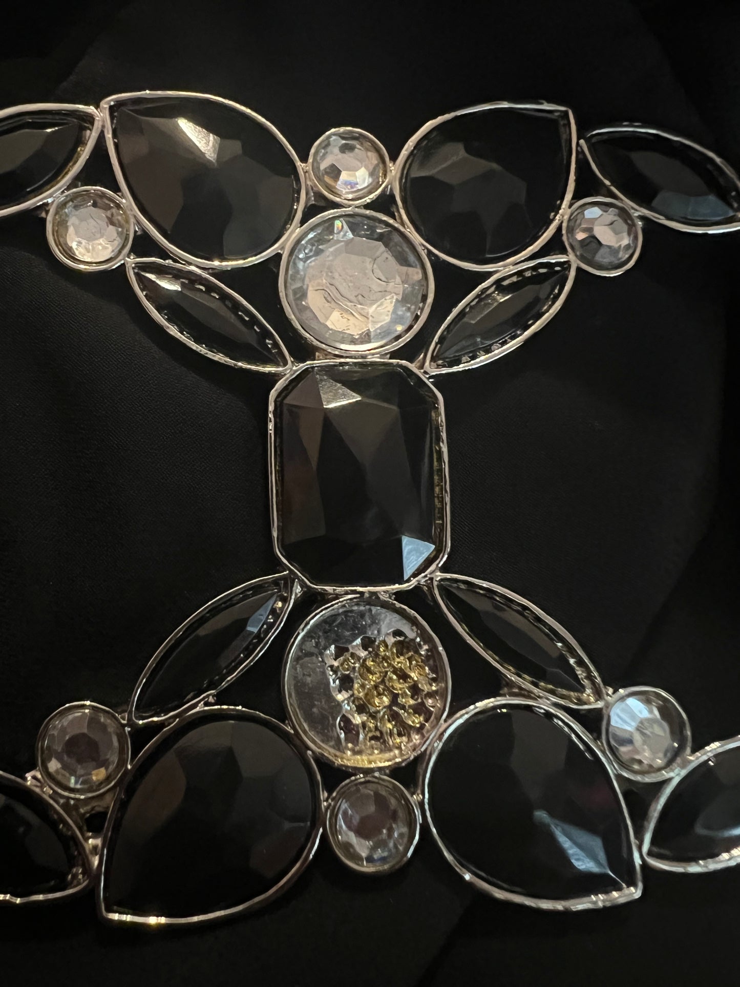 Bisou Bisou black blouse size 14