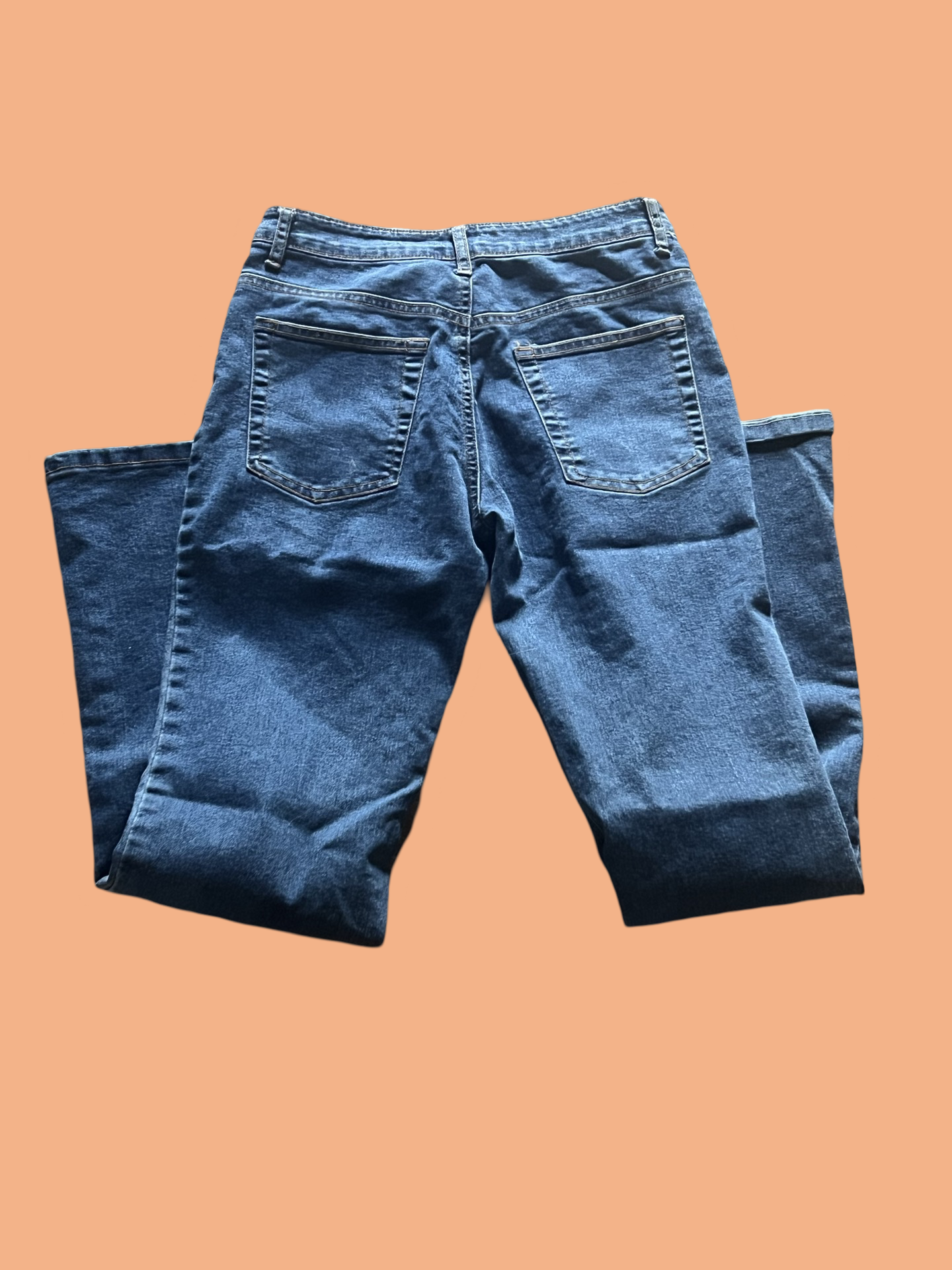 Blue navy vintage early 2000s flare jeans