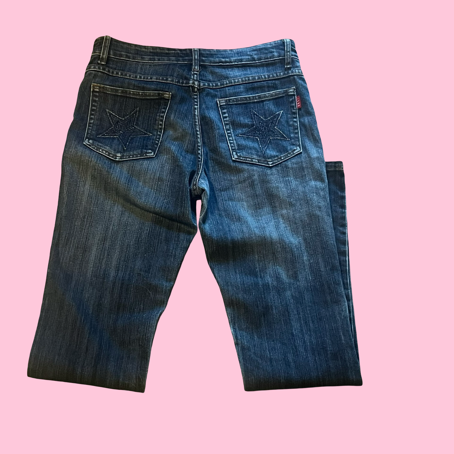Re and x vintage early 2000s stars skinny y2k dark wash jeans size 46