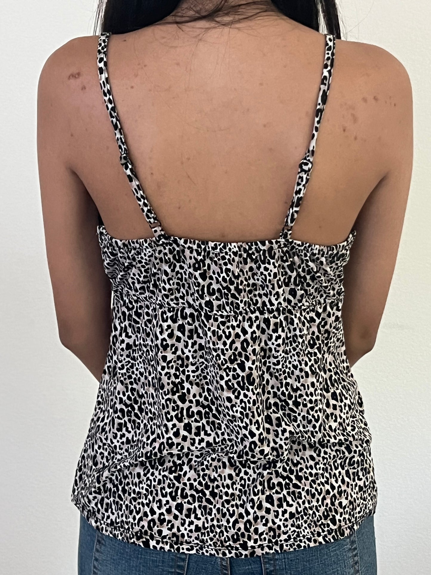 Cheetah print sleepwear tank top size medium