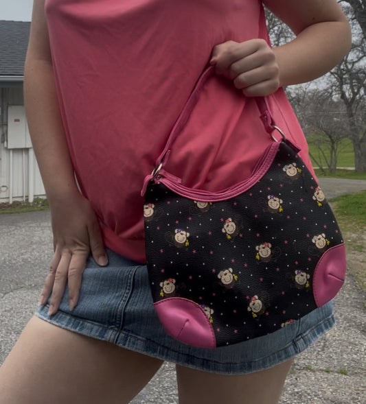 Vintage early 2000s y2k monkey kawaii kids mini purse