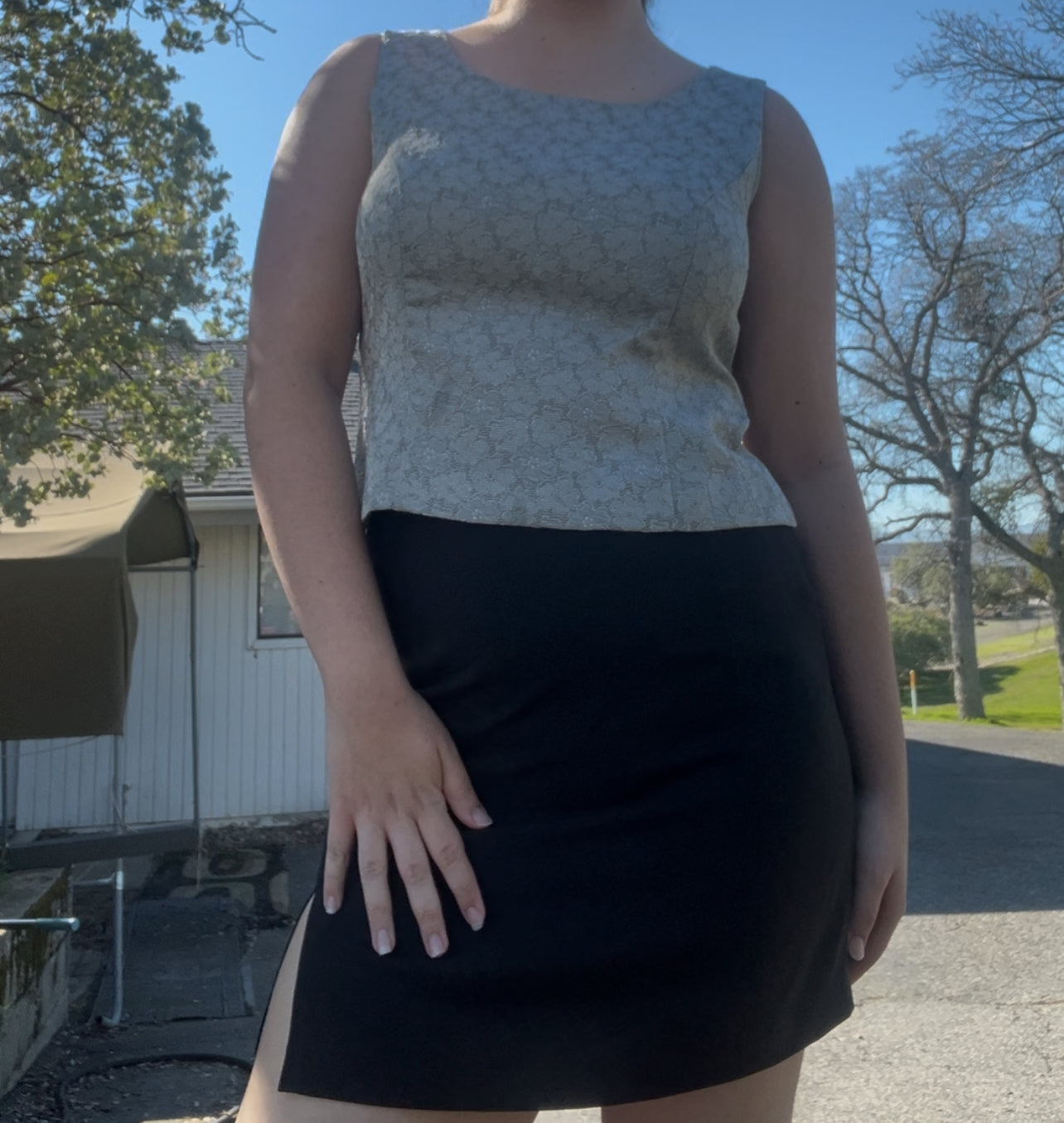 T & Company Lace Top Size 8