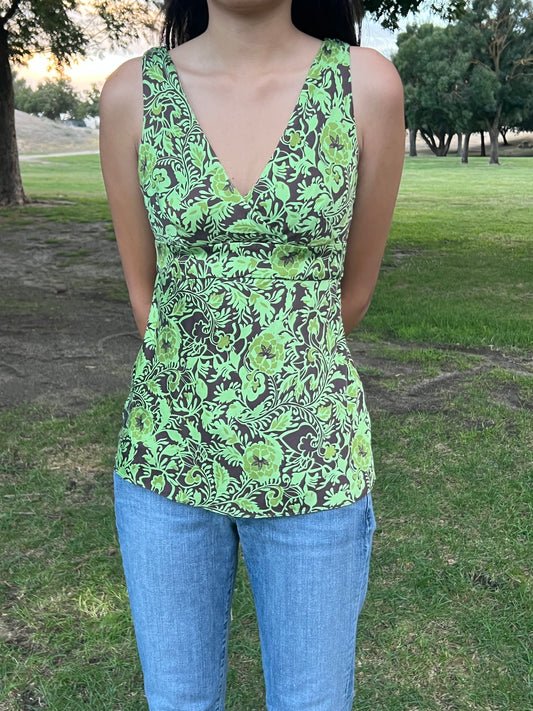 Inc green early 2000s top size 2