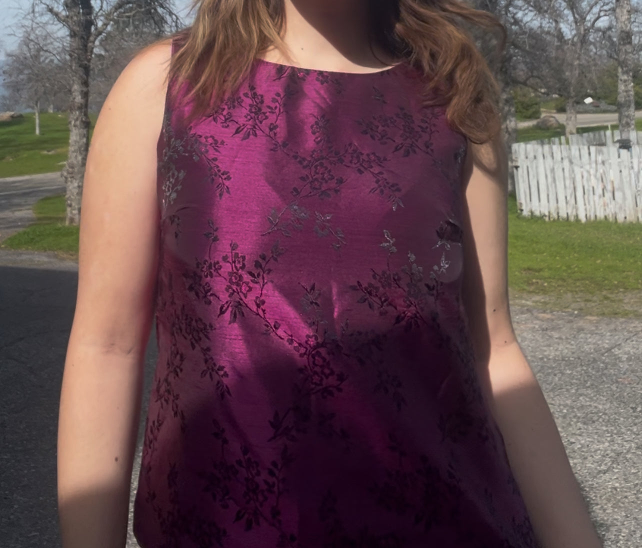 Dressbarn vintage early 2000s gothic whimsygoth grunge witchy purple top size small