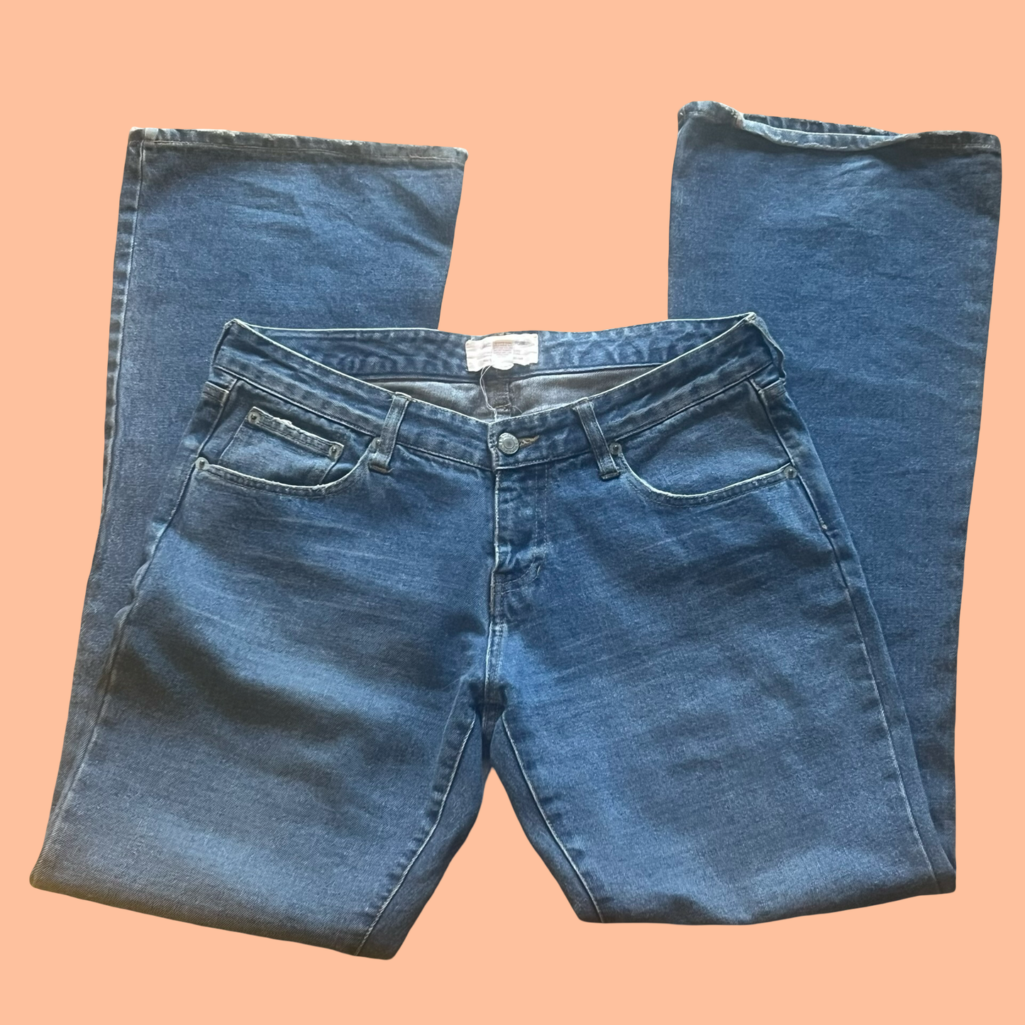 Abercrombie and fitch early 2000s y2k low rise flare jeans size 6