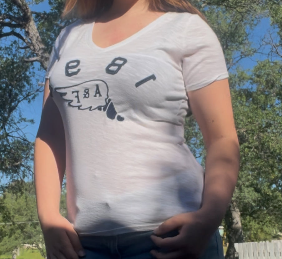 Abercrombie and fitch y2k early 2000s baby tee tshirt size small