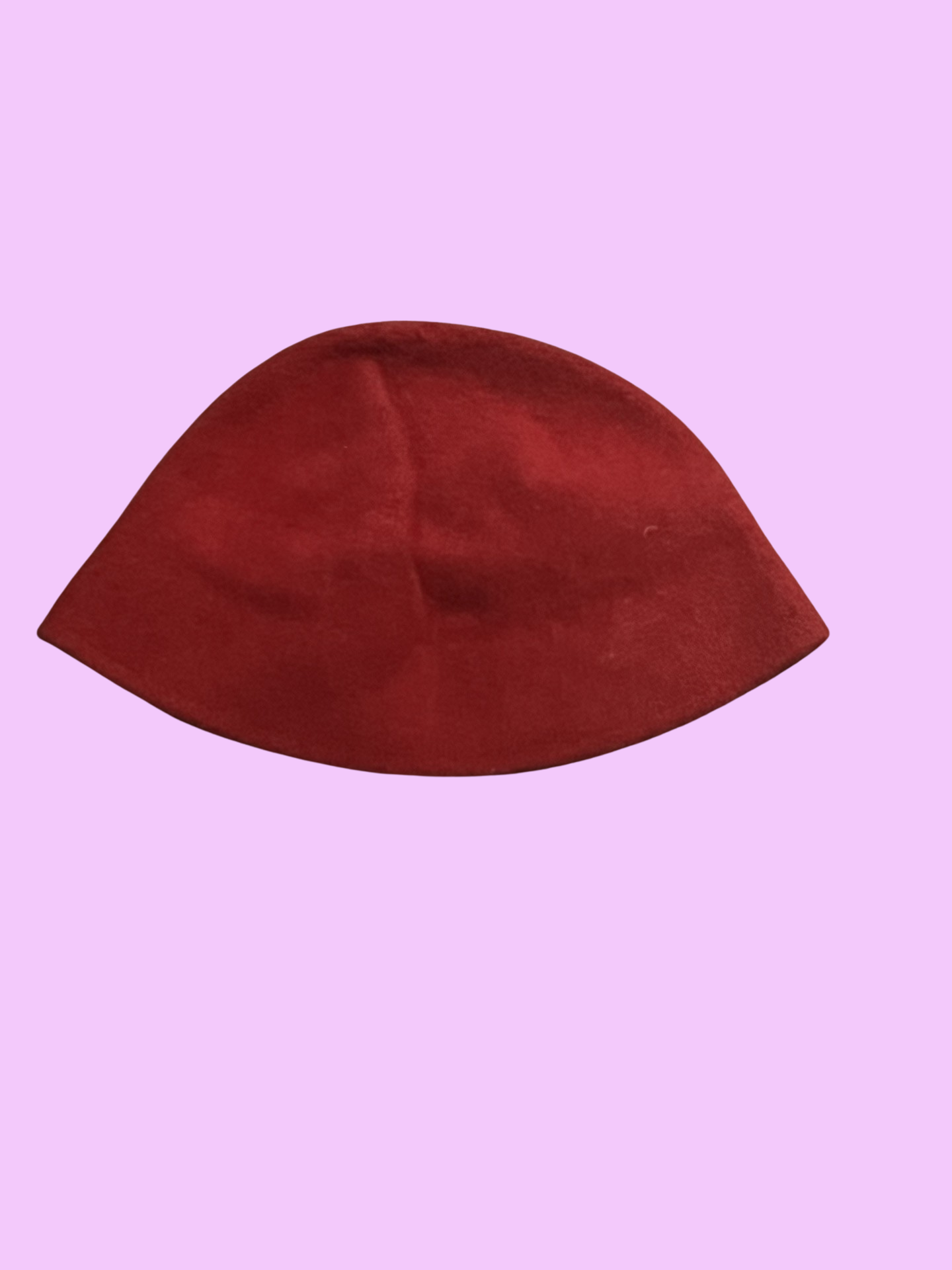 Vintage Cheveux red polyester hat