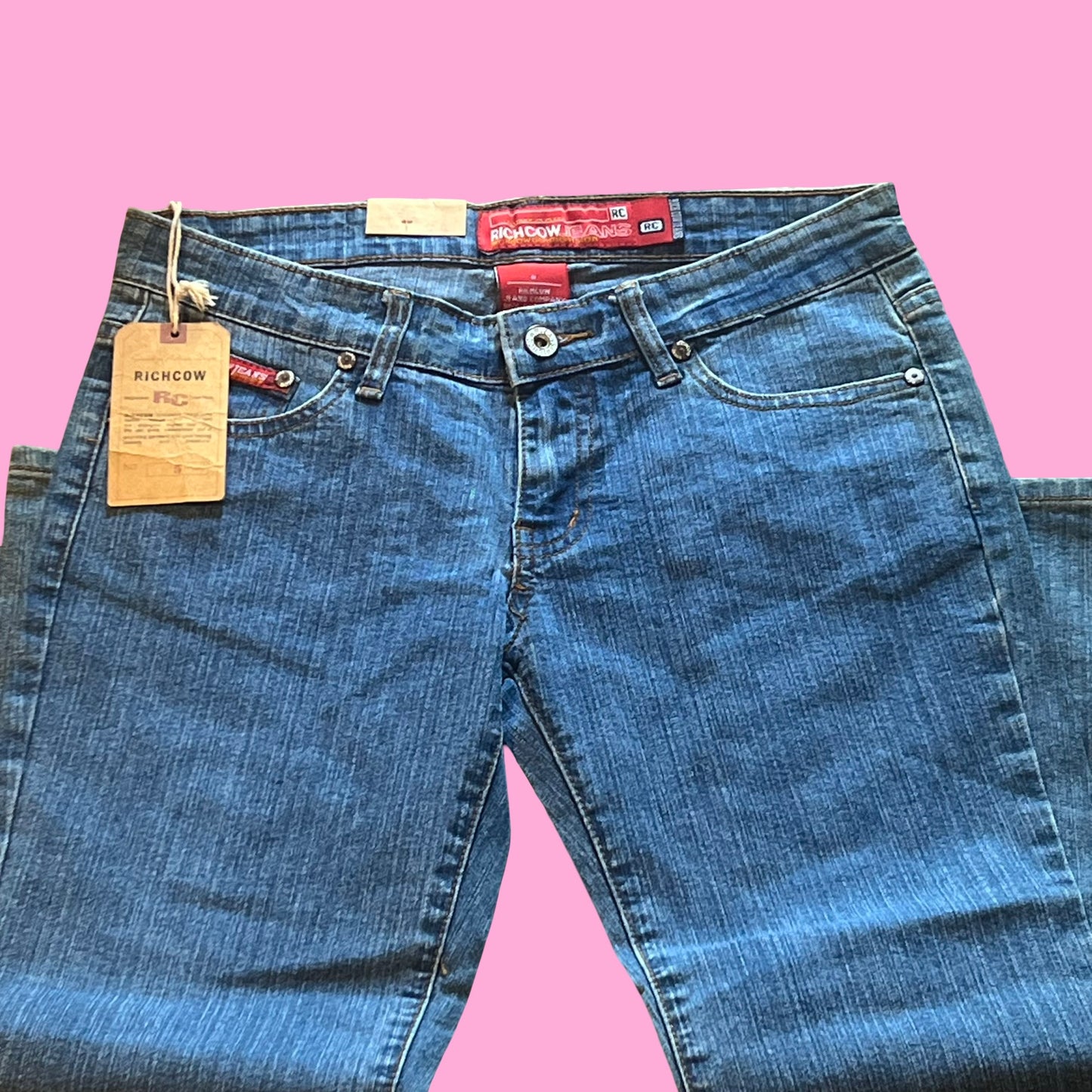 NWT Richcow vintage early 2000s low waisted Capri jeans size 5
