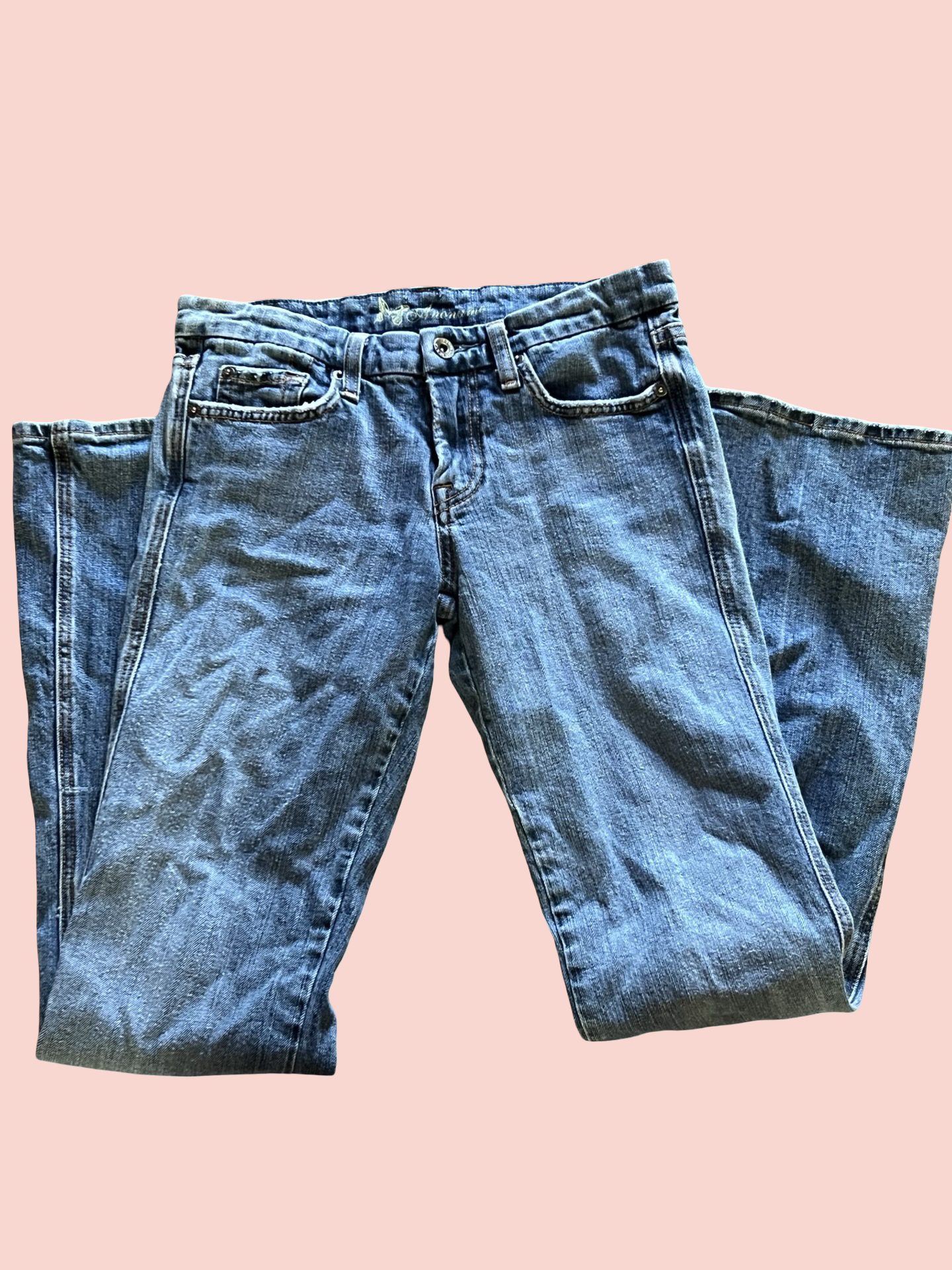 Anoname early 2000s low rise flare jeans size 28”