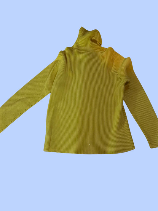 Lauren Ralph Lauren yellow turtleneck sweater size large