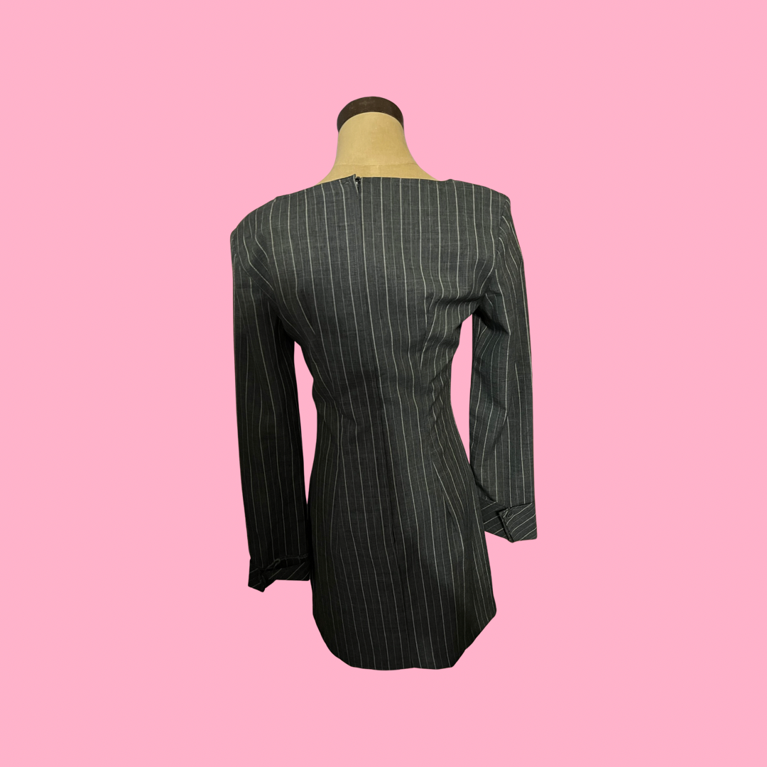 Fredricks of Hollywood pinstripe dress