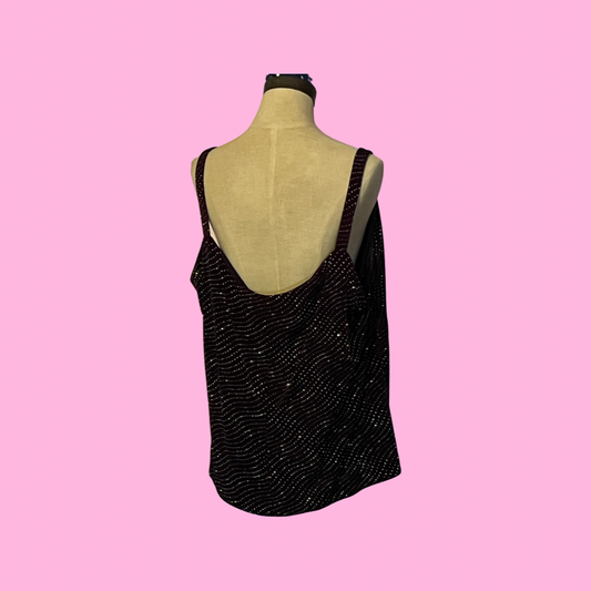 Vintage purple sparkly top size 20W