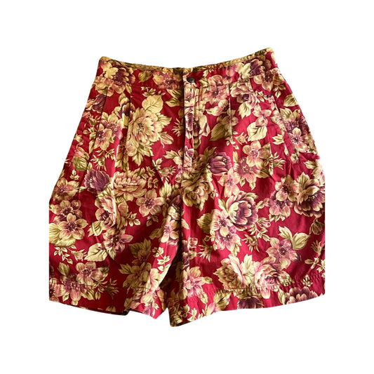 Lizsport floral vintage shorts size 8