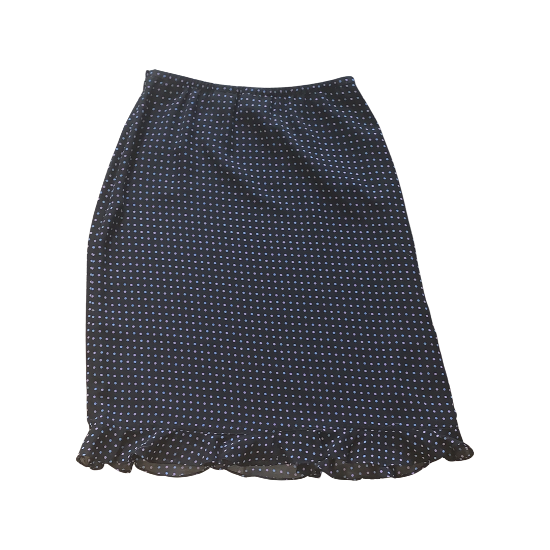 Kathie Lee polka dot vintage 90s skirt size 8