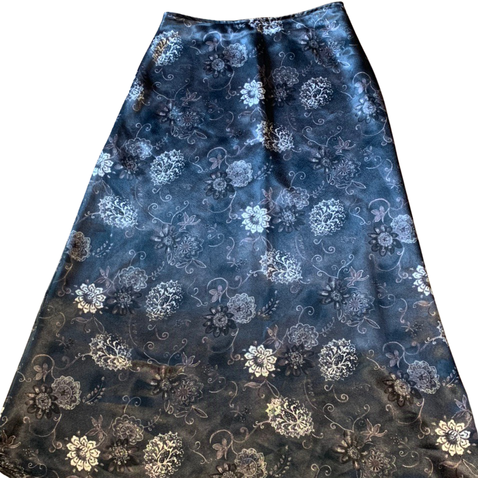 We too floral y2k early 2000s maxi skirt size 9