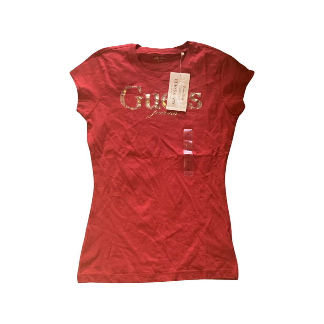 NWT guess early 2000s red top size small petite