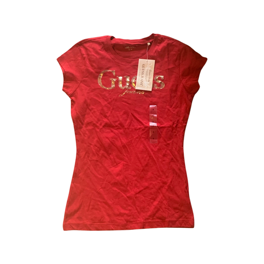 NWT guess early 2000s red top size small petite