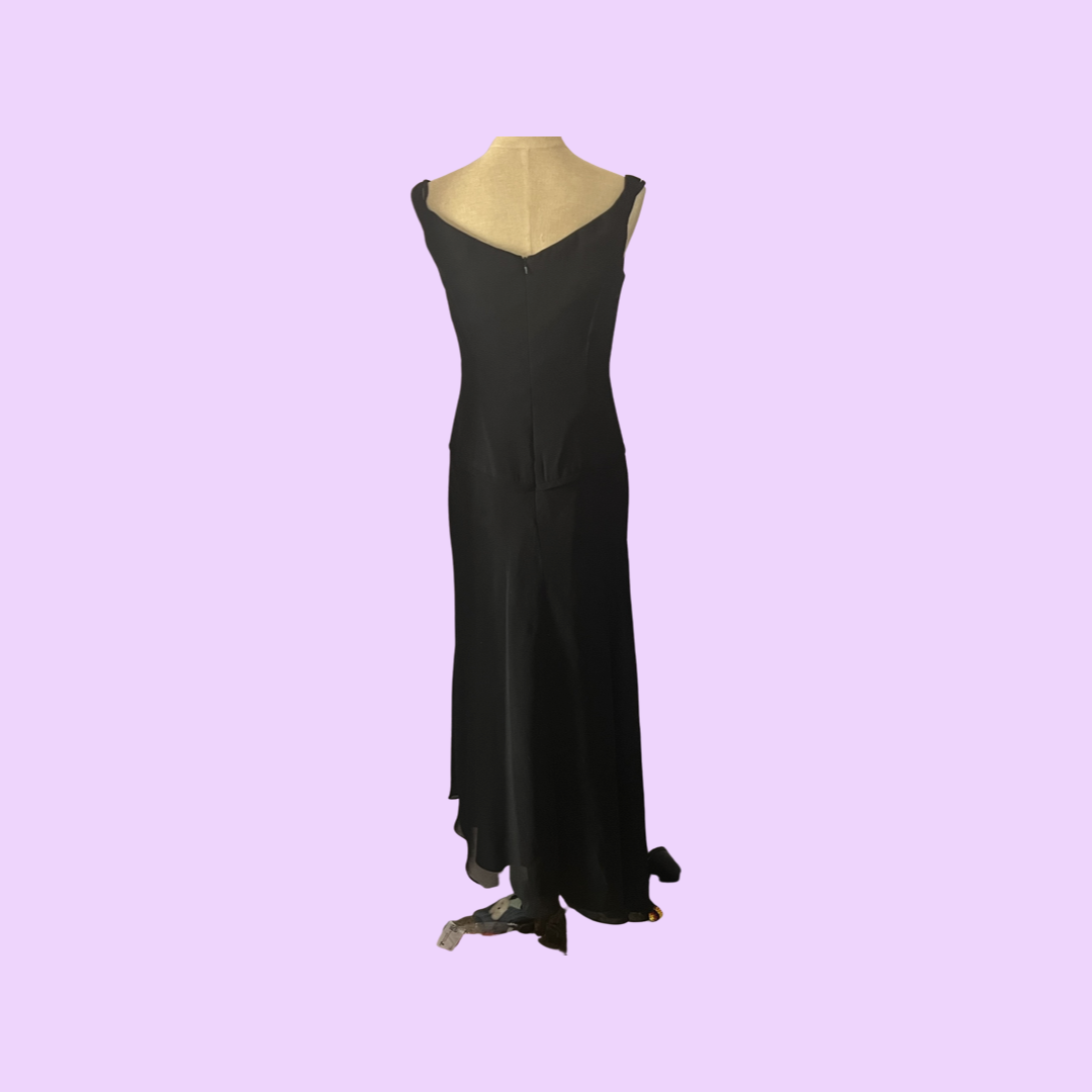 NWT David’s bridal black formal dress size 4