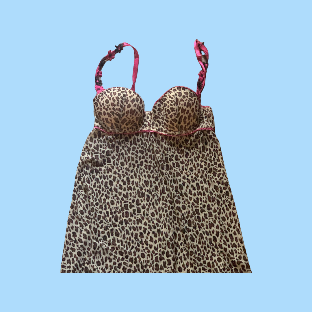 Rampage cheetah print lingerie size small