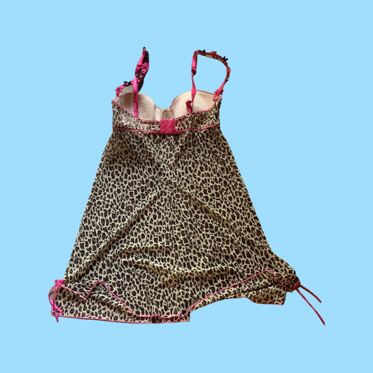 Rampage cheetah print lingerie size small