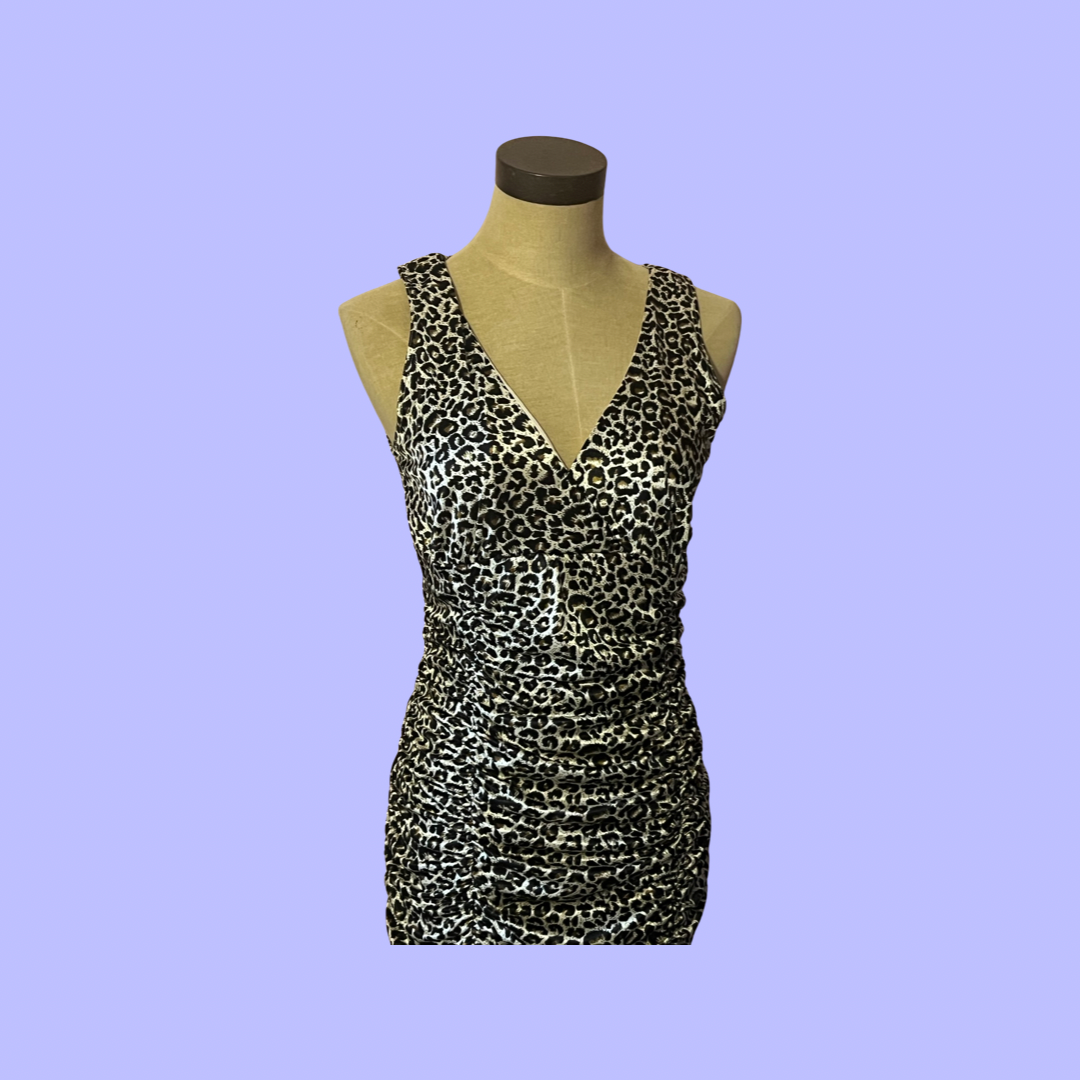 Ruby rox early 2000s cheetah print dress