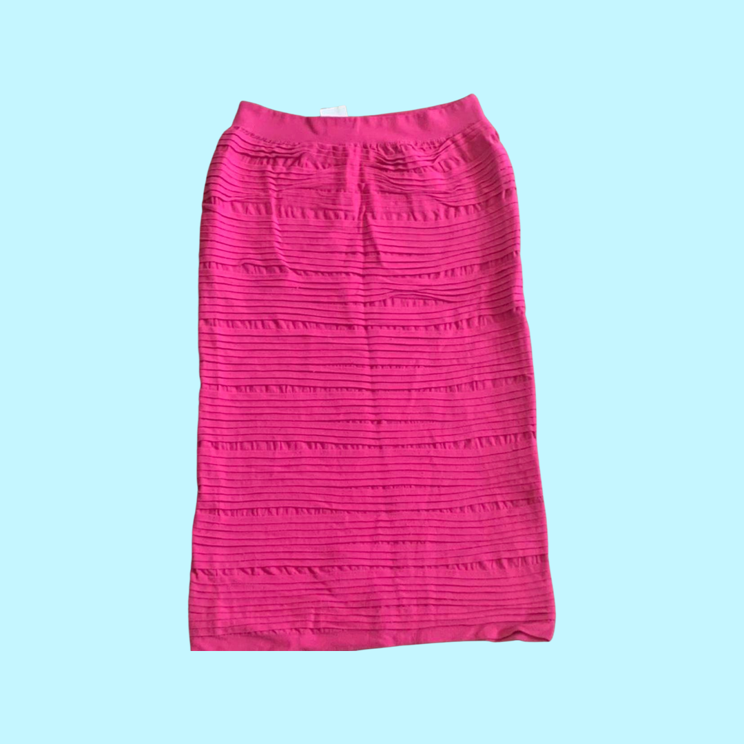 Hot pink early 2000s skirt