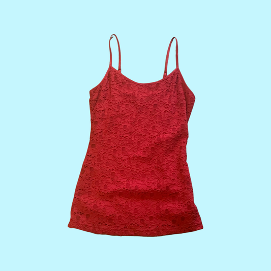 Red tank top size small